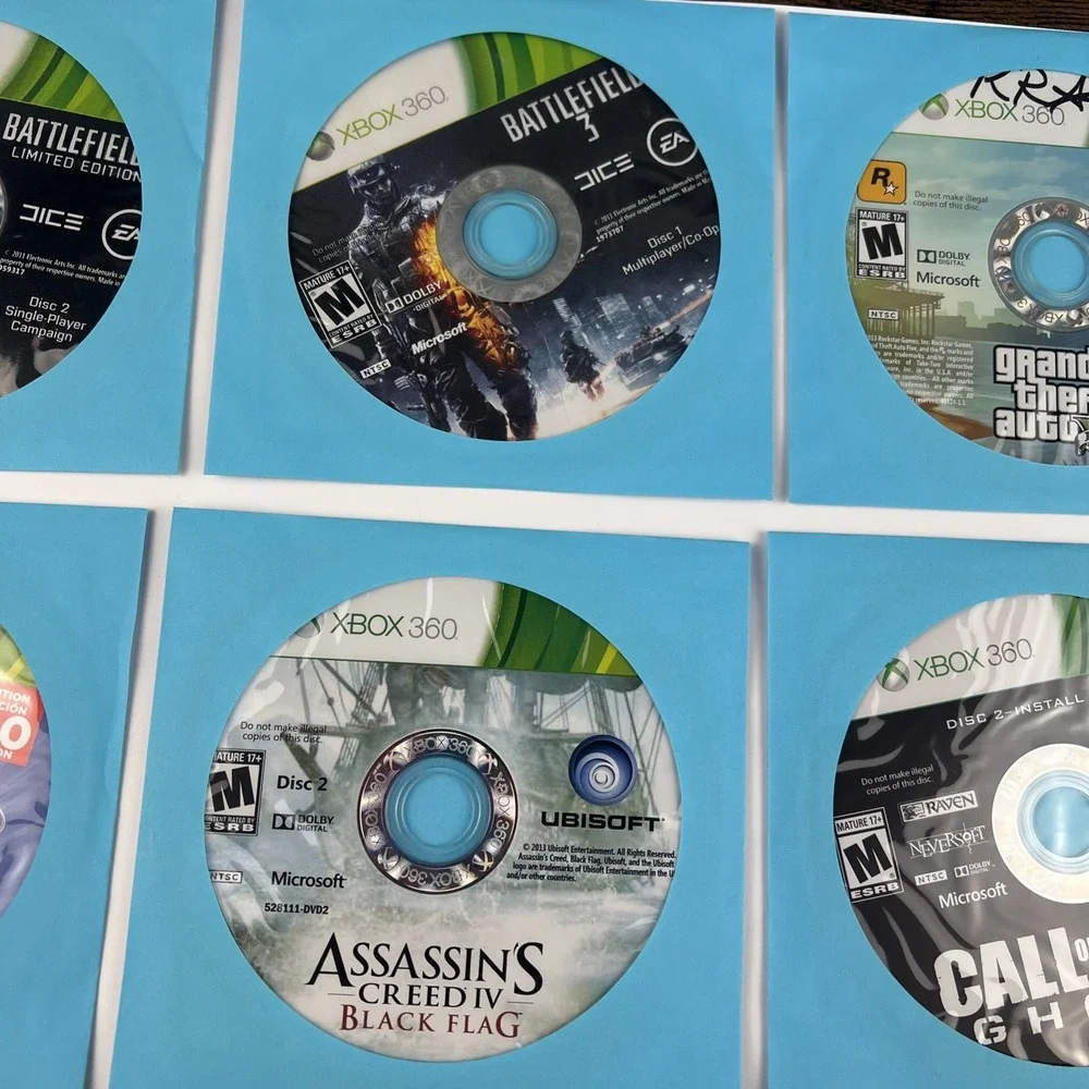 Multi Platform Loose Discs Video Game - Lot Of 50 - AS IS Untested Scratches #7